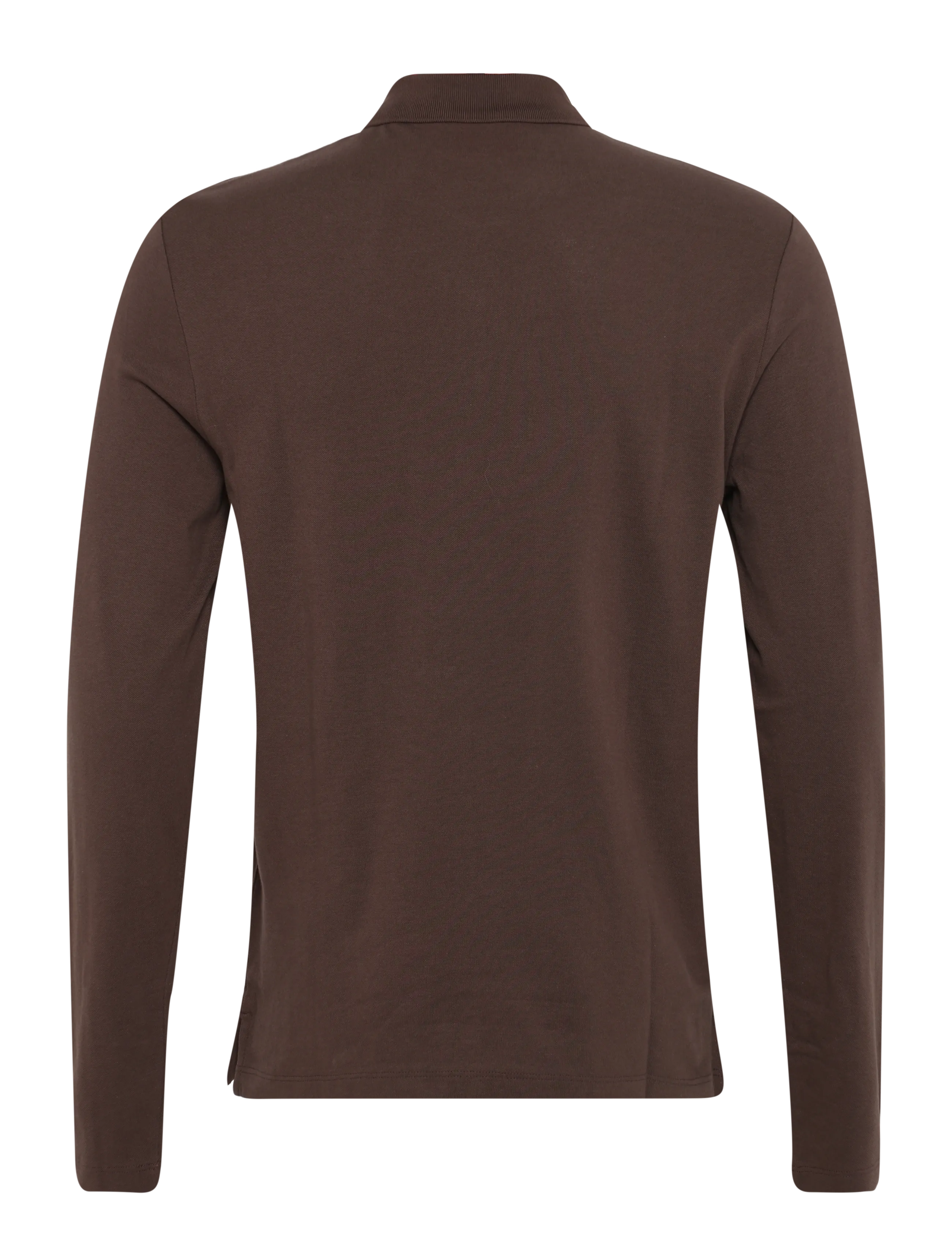 HUGO - Donoslong - langærmede poloer - brown overflow - 1