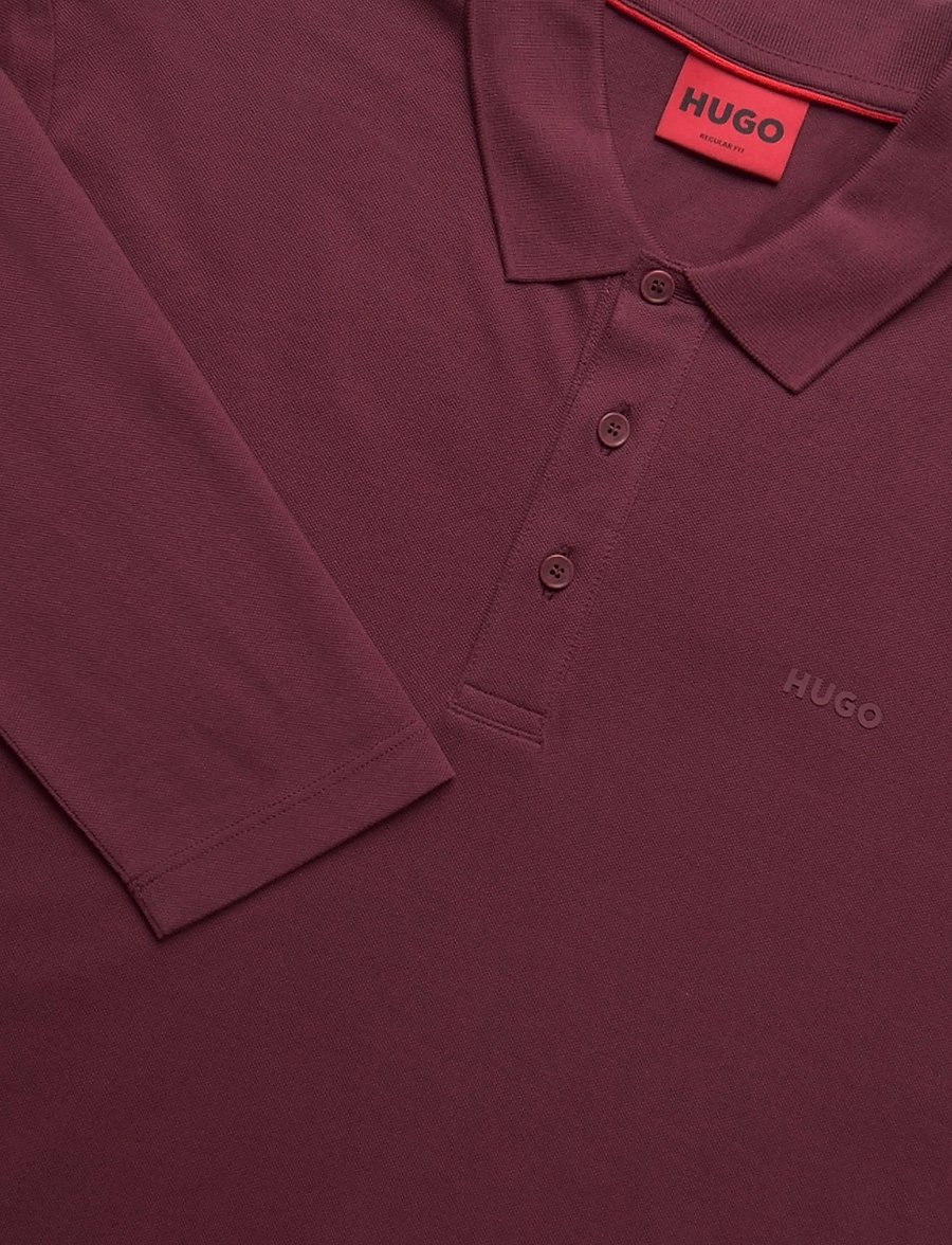 HUGO - Donoslong - langärmelig - dark pink - 2
