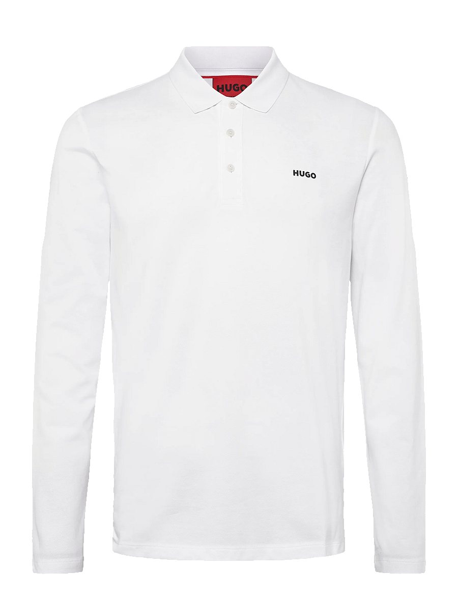 HUGO - Donoslong - langærmede poloer - white - 0