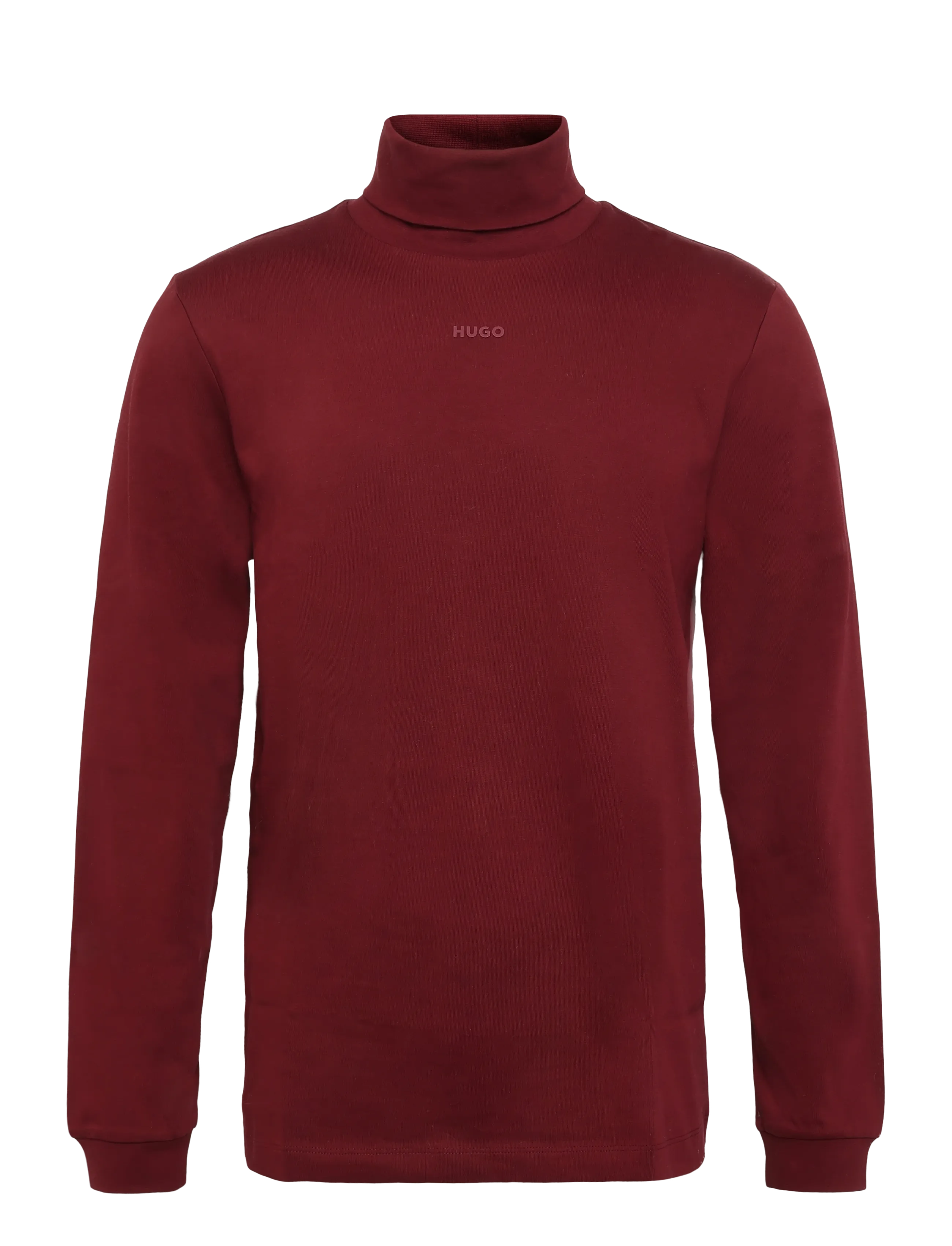 HUGO Daporollo - Stickat - DARK PINK / burgundy