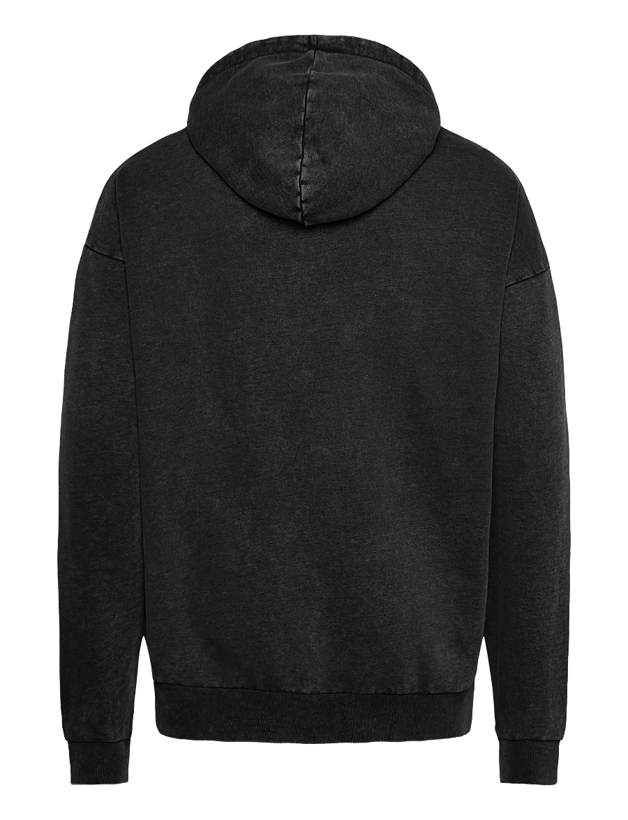 HUGO - HOODIE WASH_01-RB25 - kapuzenpullover - black - 1