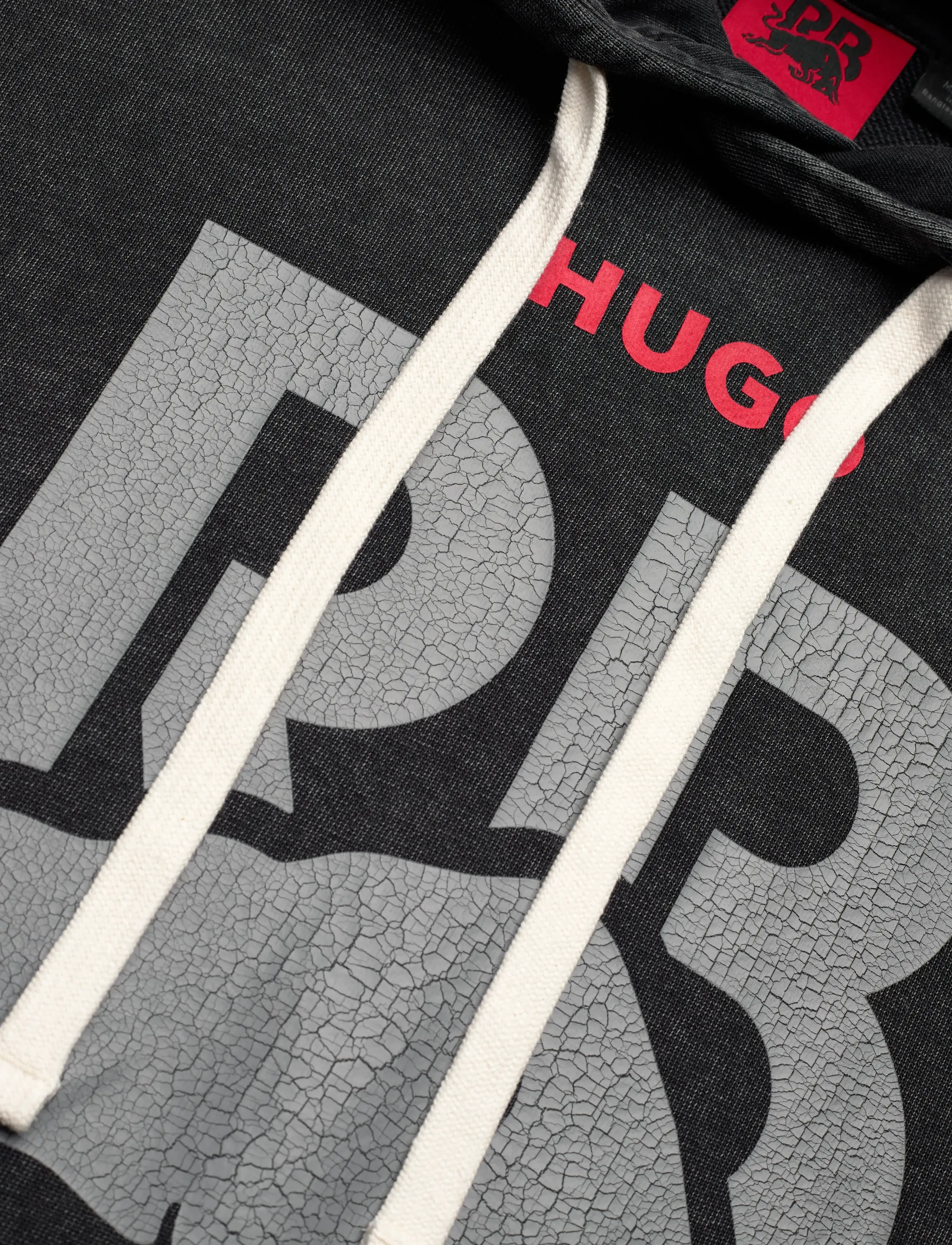 HUGO - HOODIE WASH_01-RB25 - hoodies - black - 2