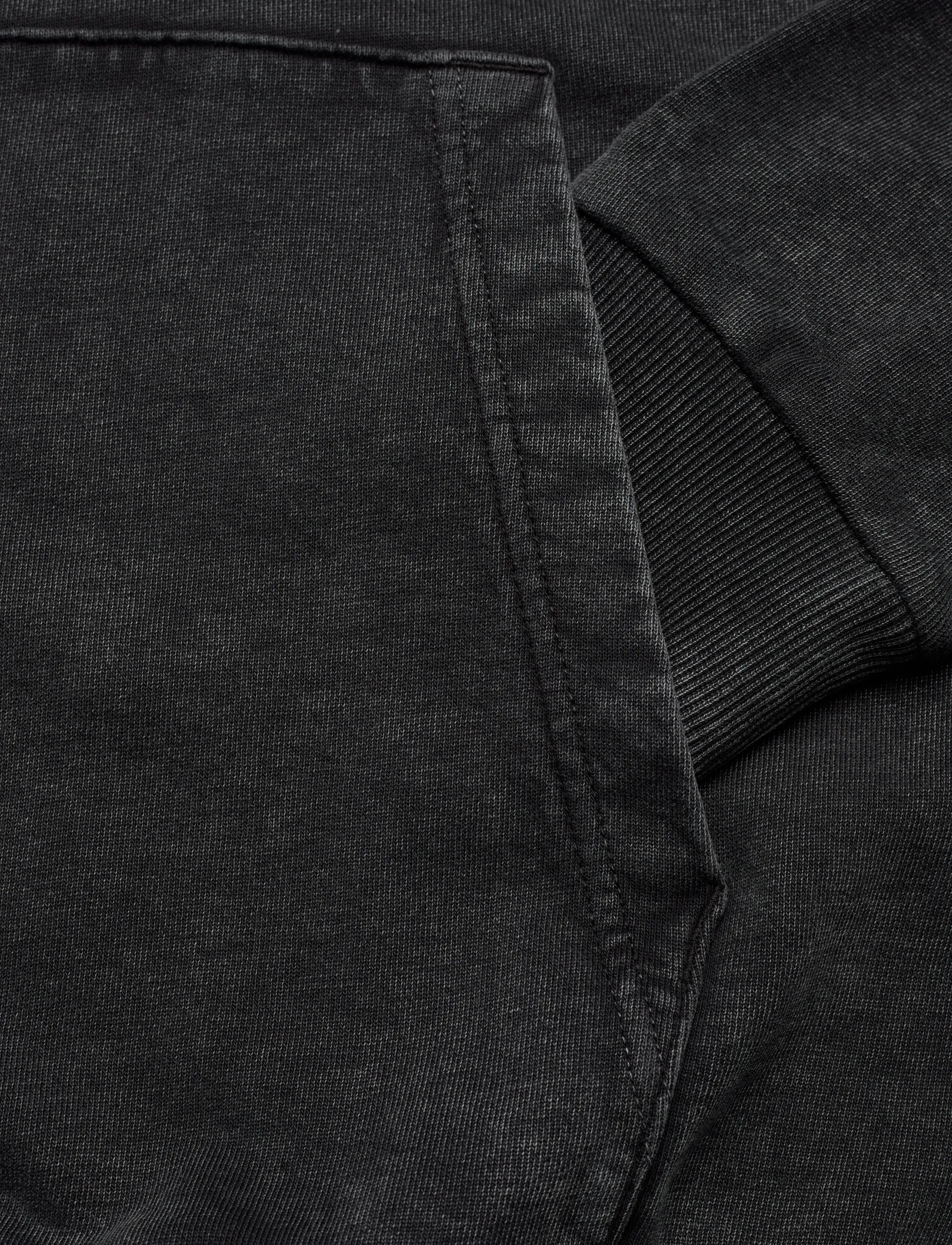 HUGO - HOODIE WASH_01-RB25 - hoodies - black - 3