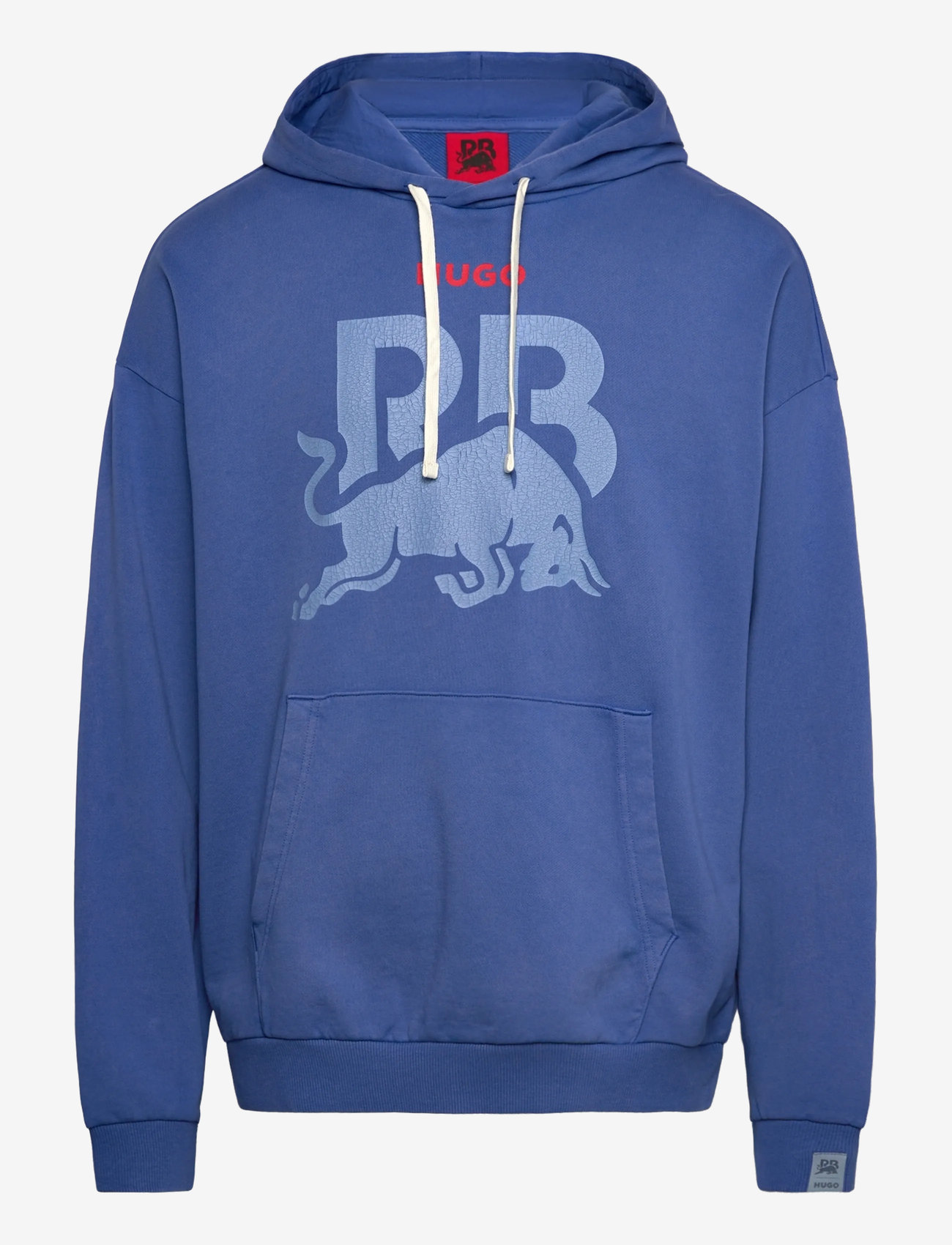 HUGO - HOODIE WASH_01-RB25 - kapuzenpullover - medium blue - 0