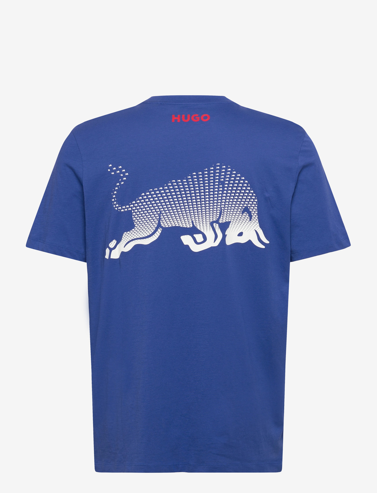 HUGO - VCARB TEE_01-RB25 - kortärmade t-shirts - medium blue - 1