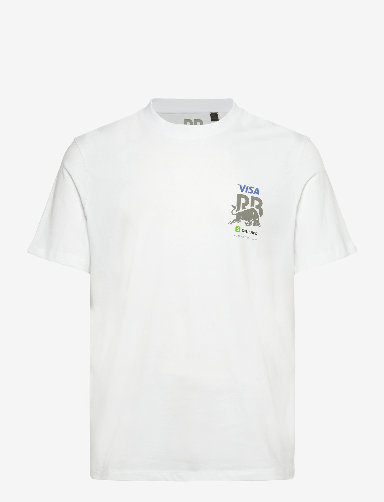 HUGO - VCARB TEE_01-RB25 - lühikeste varrukatega t-särgid - white - 0