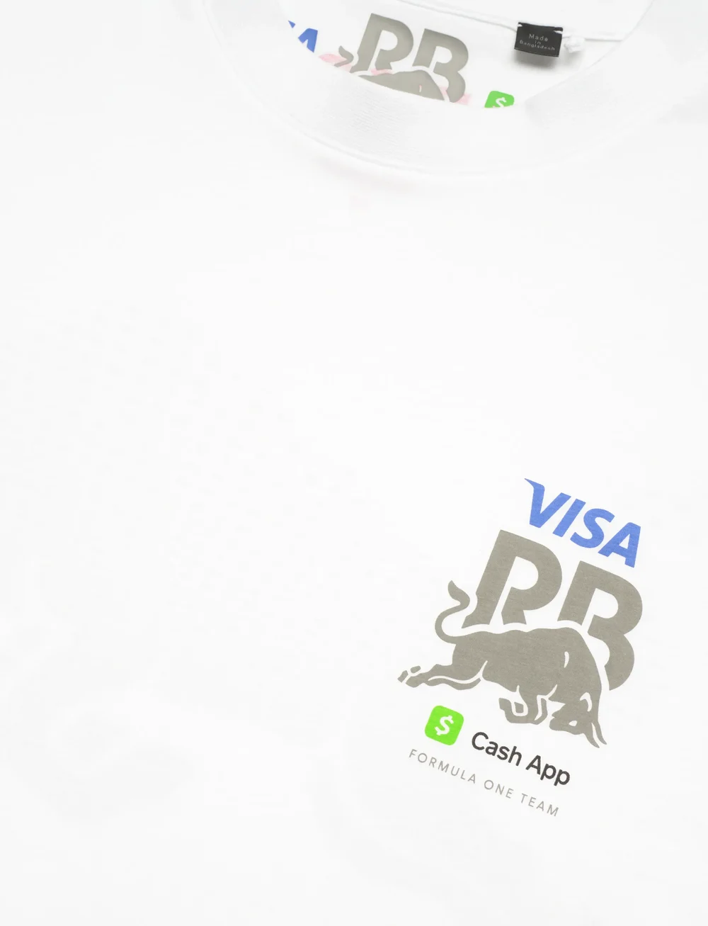 HUGO - VCARB TEE_01-RB25 - lühikeste varrukatega t-särgid - white - 2