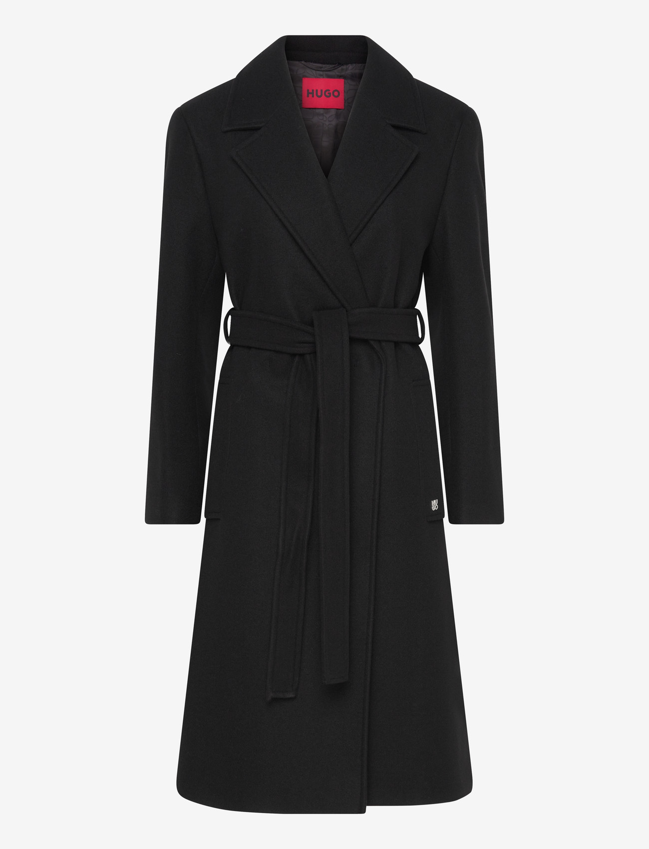 HUGO - Melzy-1 - wollmäntel - black - 0
