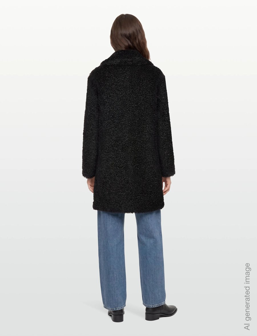 HUGO - Mimina-1 - kunstpelz - black - 4