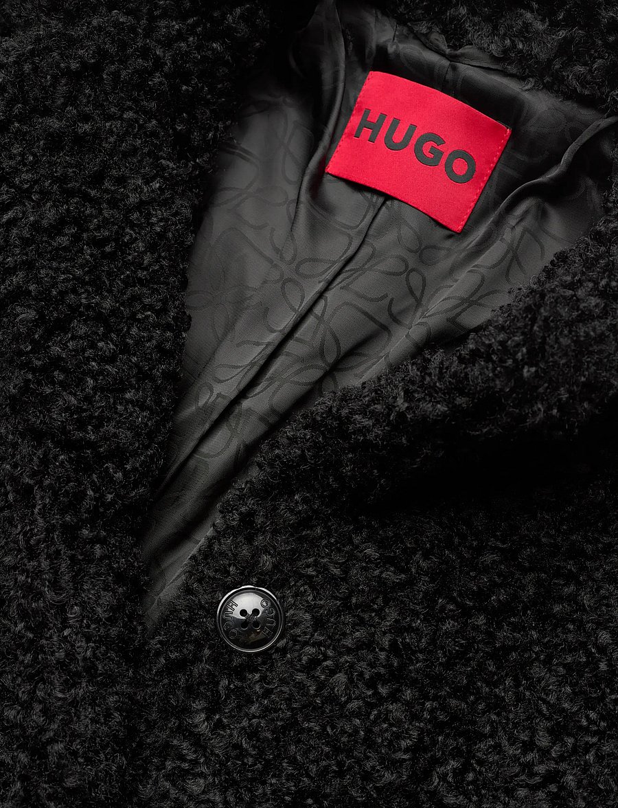 HUGO - Mimina-1 - kunstpelz - black - 5