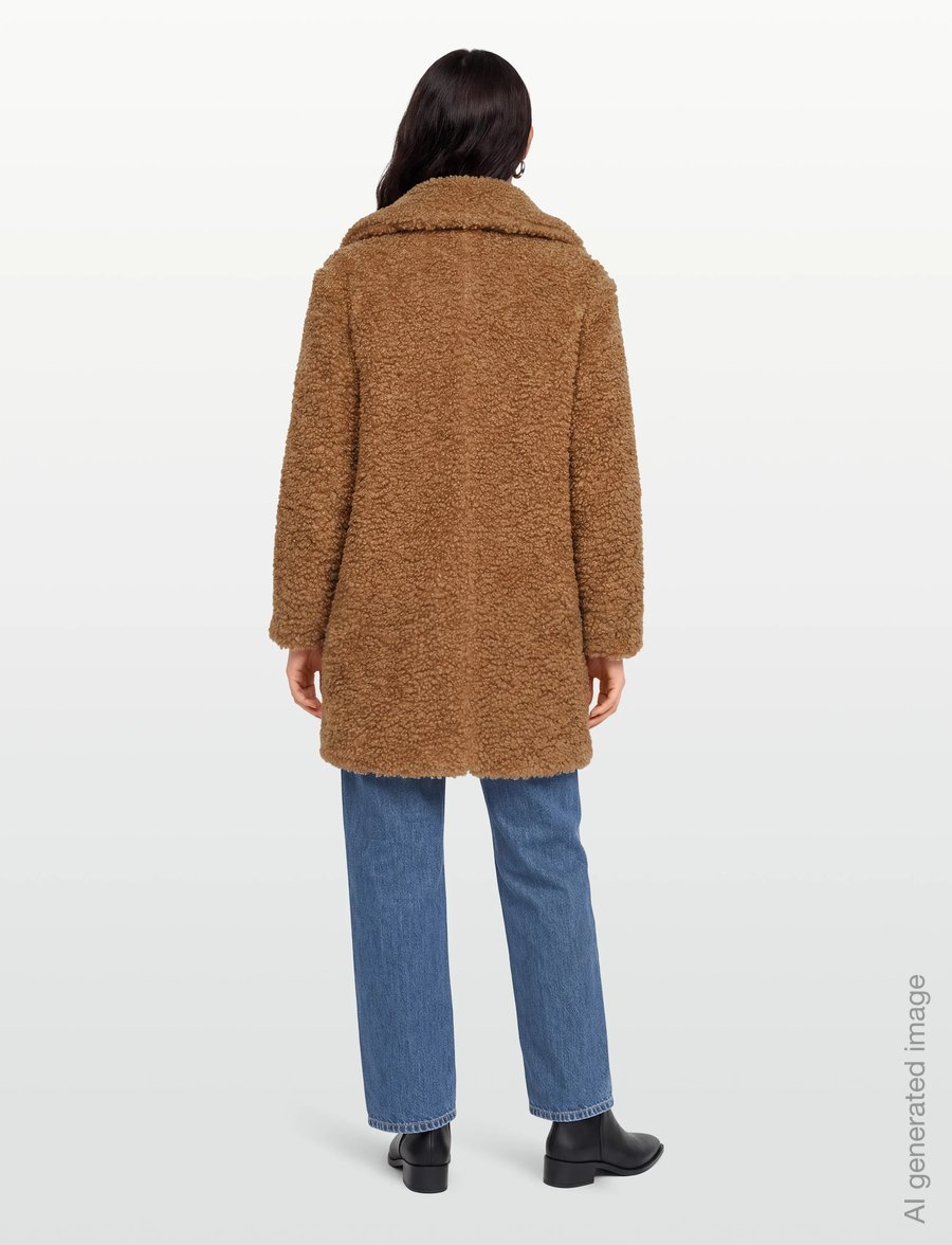HUGO - Mimina-1 - kunstpelz - light/pastel brown - 4