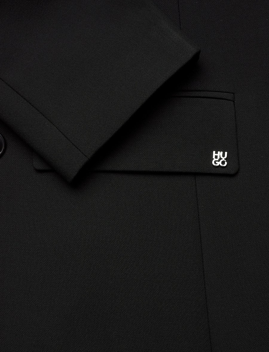 HUGO - Amelora - zweireihige blazer - black - 4