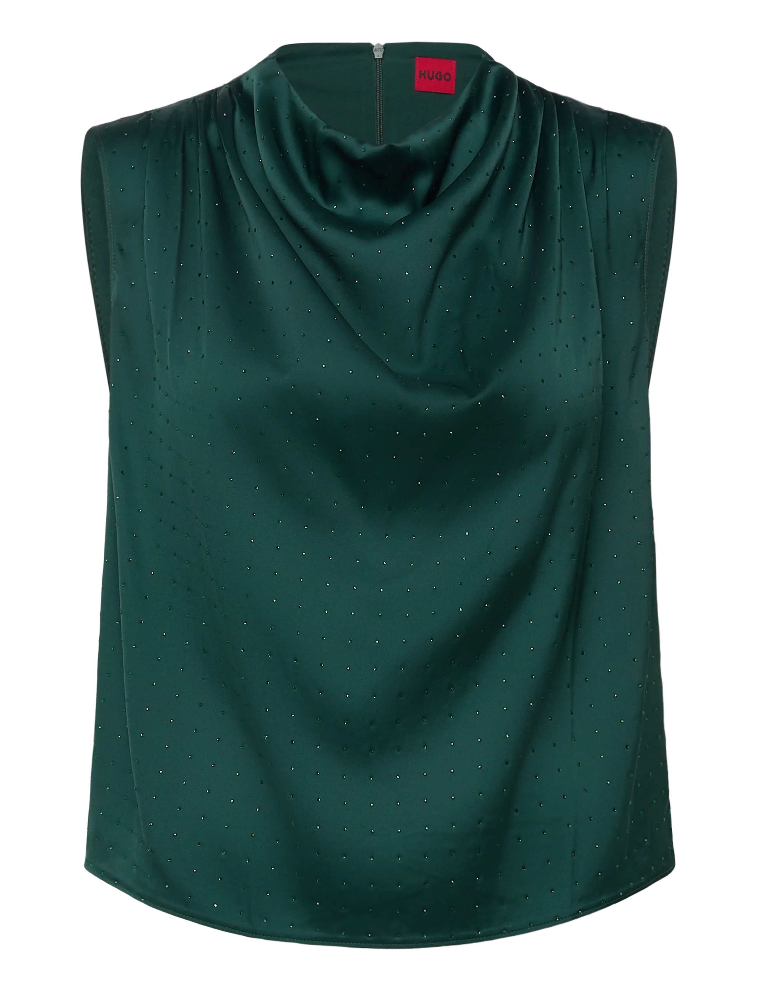 HUGO Casmini-1 - Blouses & Shirts - DARK GREEN / green