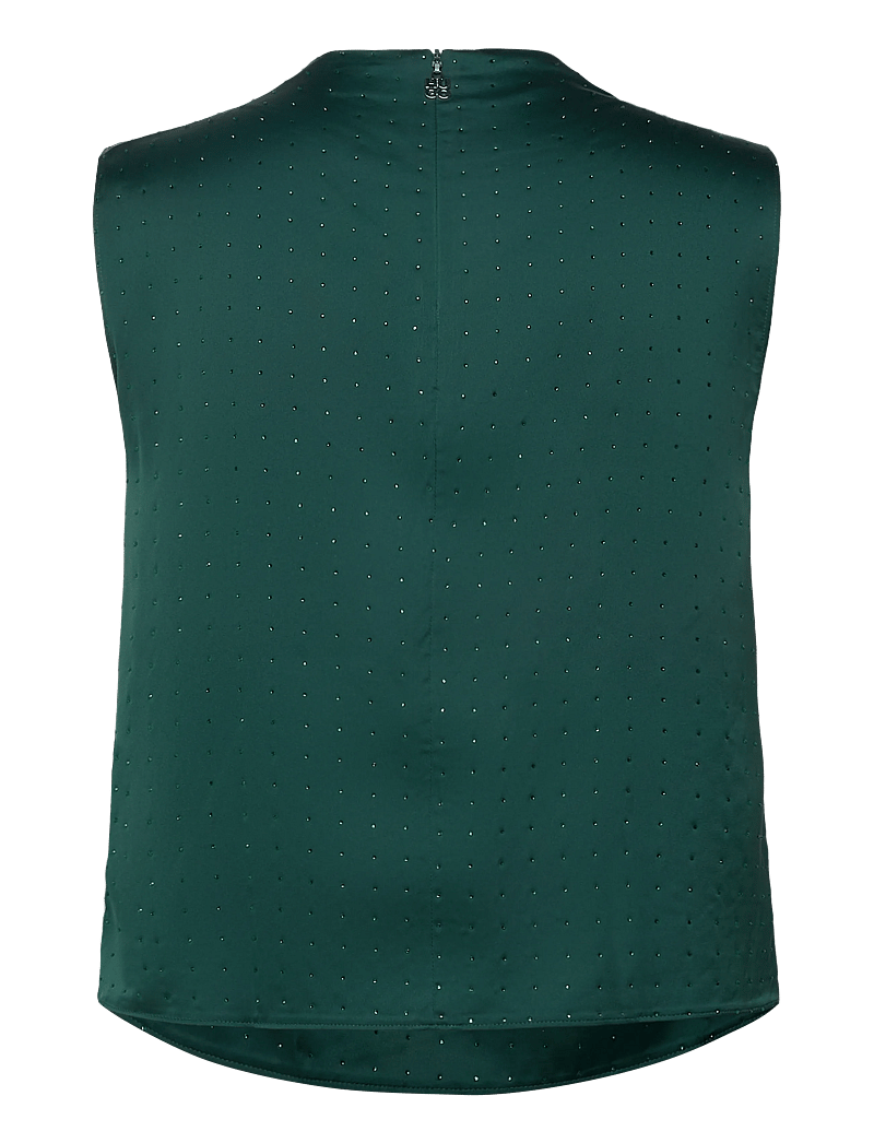 HUGO - Casmini-1 - varrukateta pluusid - dark green - 1