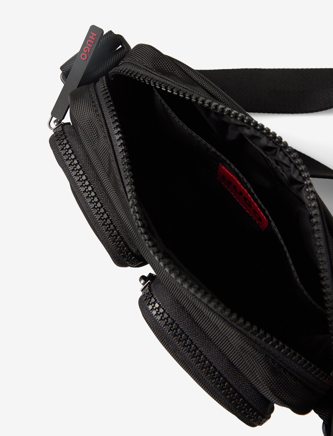 HUGO - Ethon 3.0_EW Pocket - crossbody bags - black - 4