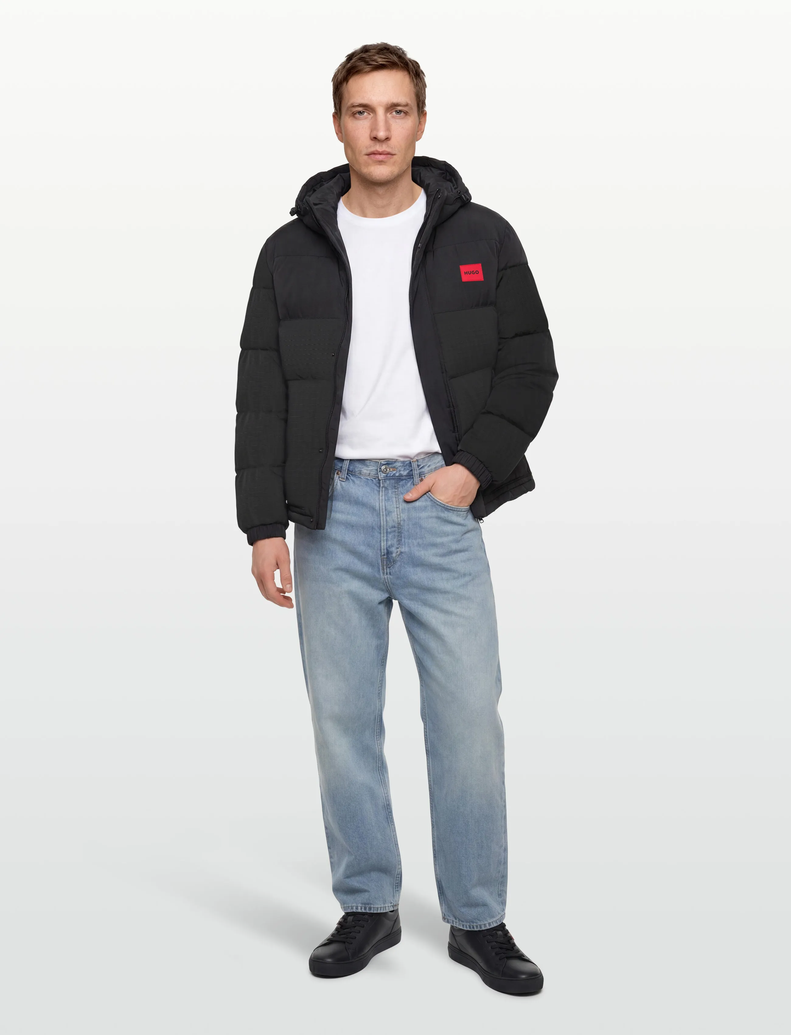 HUGO Baro2541 - Clothing - BLACK / black