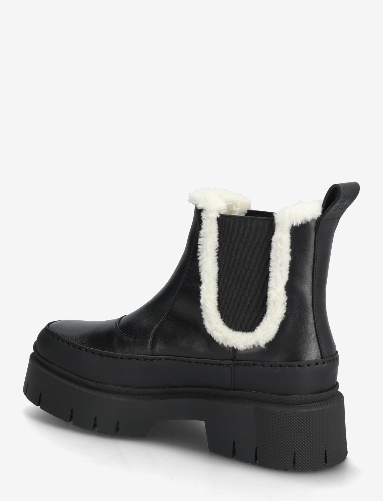 HUGO - Kris_ChBootie_FRLT - flade ankelstøvler - black - 2