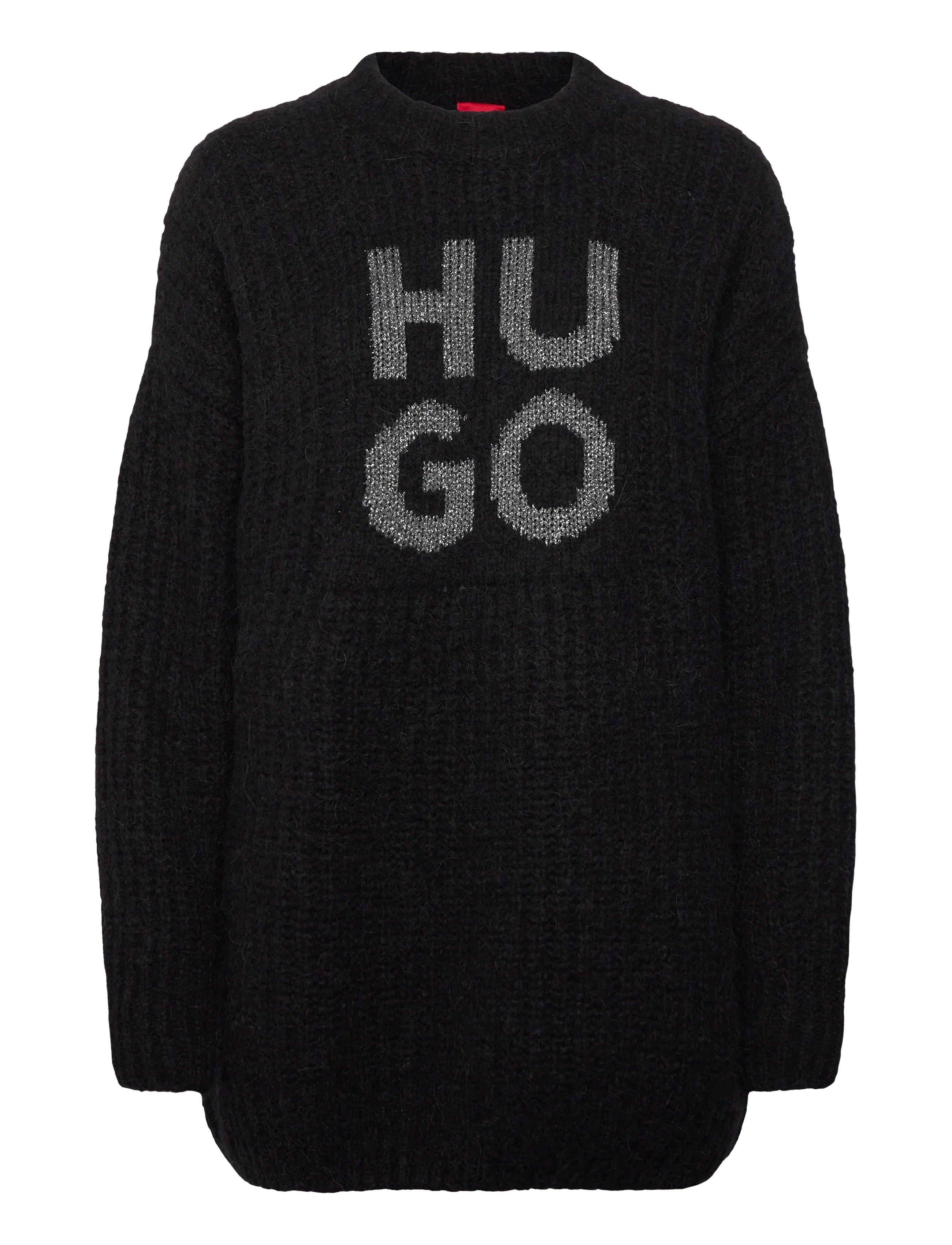 HUGO Sloguis, S, Black, Strik > Trøjer, Dame