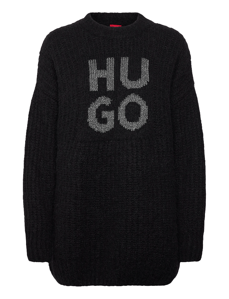 HUGO - Sloguis - stickade tröjor - black - 0