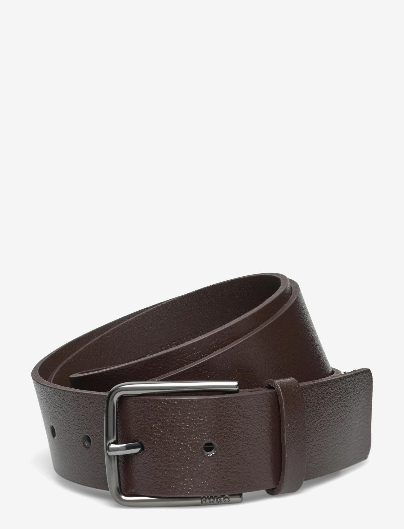 HUGO - Gerik-Lam_Sz35 - klassiset vyöt - dark brown - 0