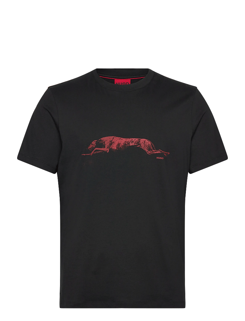 HUGO - Didug - kortærmede t-shirts - black - 0