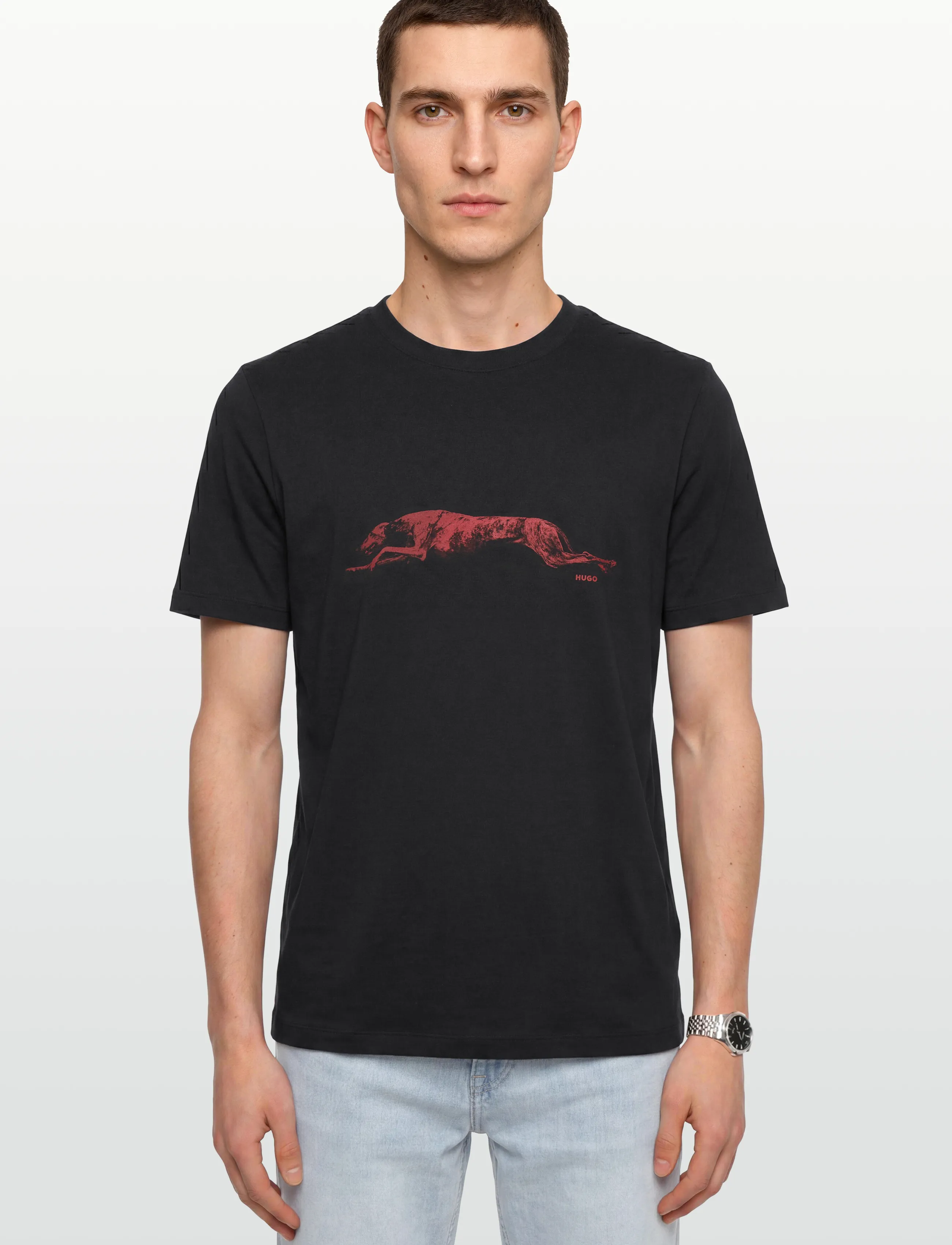 HUGO - Didug - kurzärmelige - black - 3