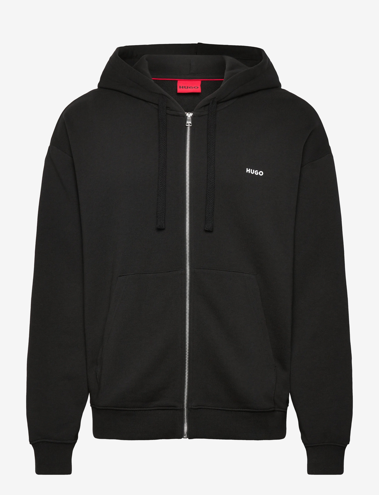 HUGO - Dapozip - sweatshirts - black - 0