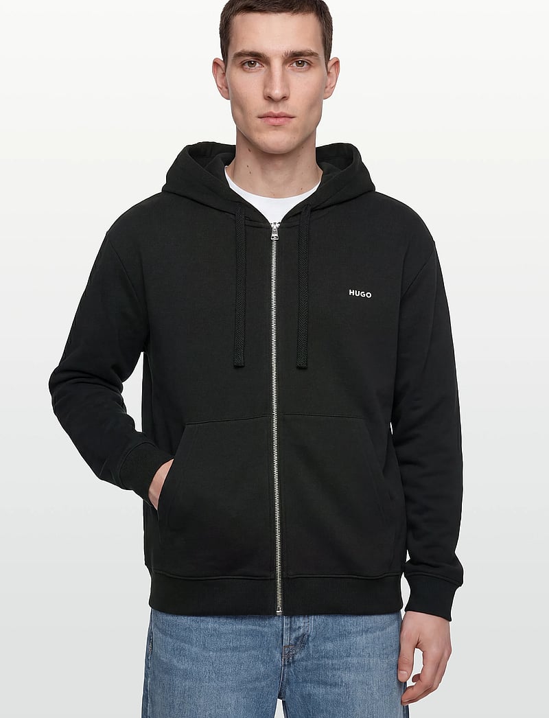 HUGO - Dapozip - hættetrøjer - black - 3