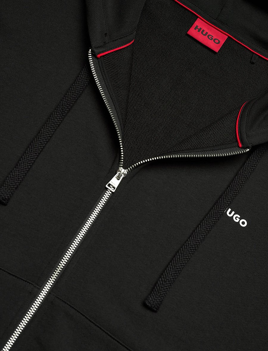 HUGO - Dapozip - kapuzenpullover - black - 5