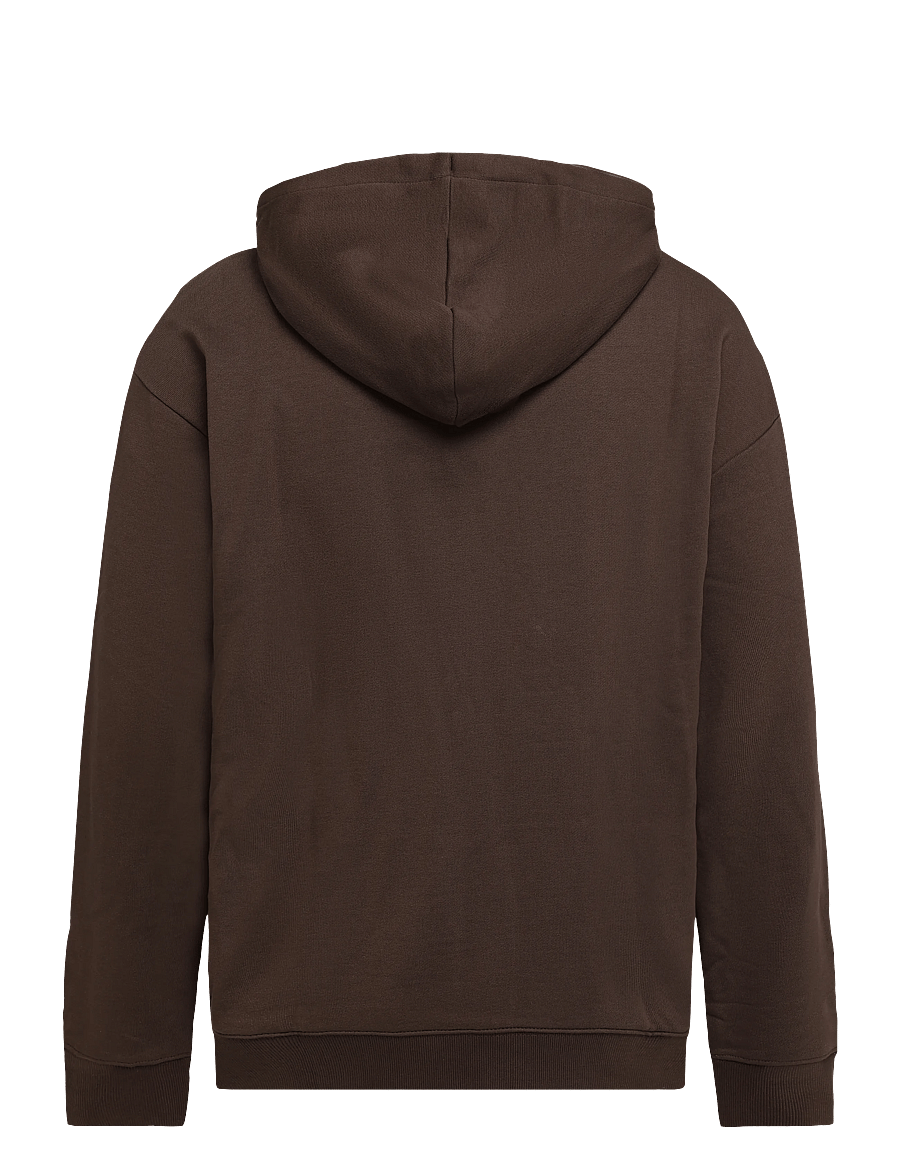 HUGO - Dapozip - kapuzenpullover - brown overflow - 1