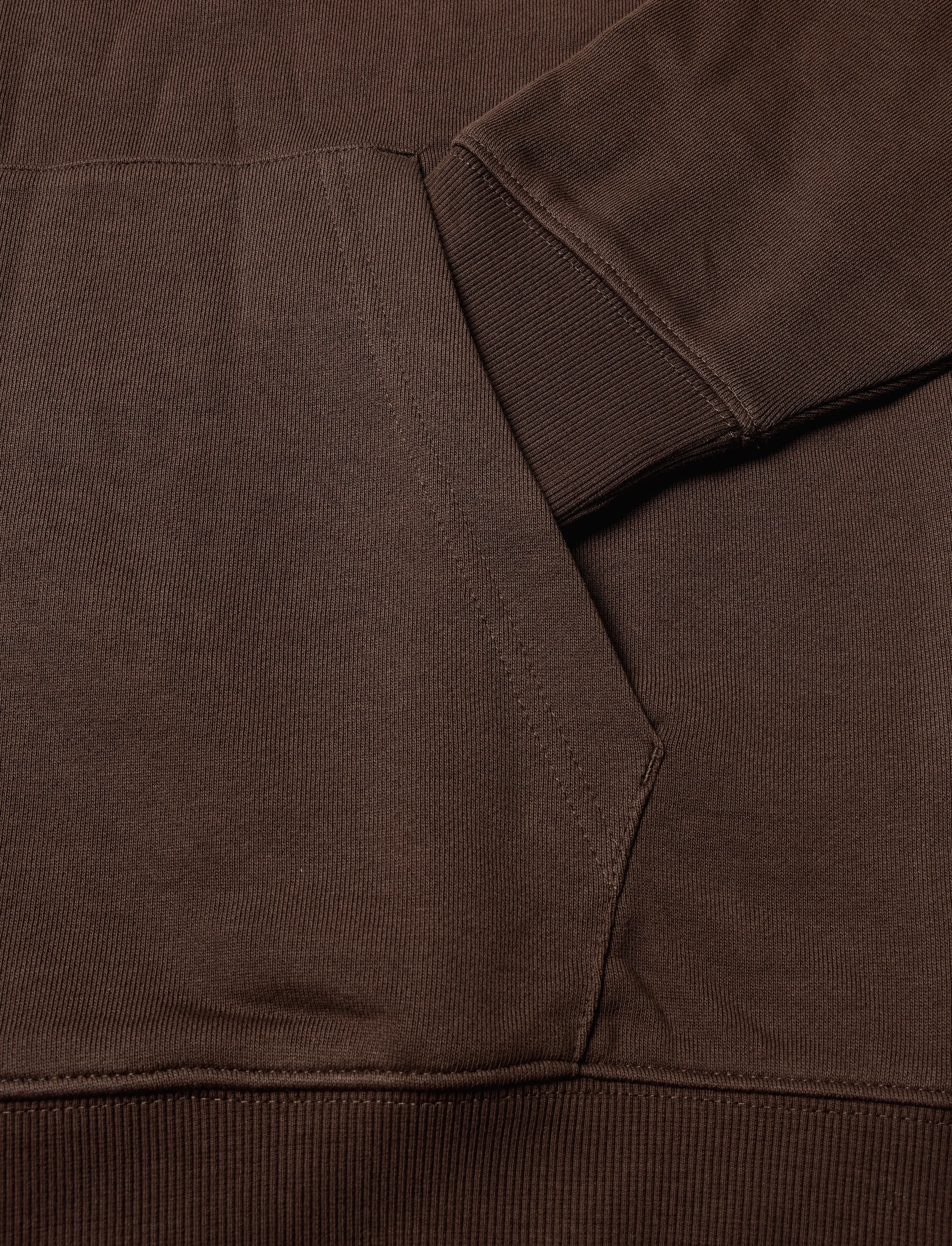 HUGO - Dapozip - kapuzenpullover - brown overflow - 3