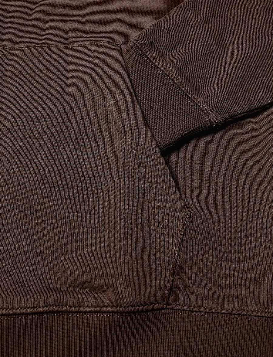 HUGO - Dapozip - kapuzenpullover - brown overflow - 3