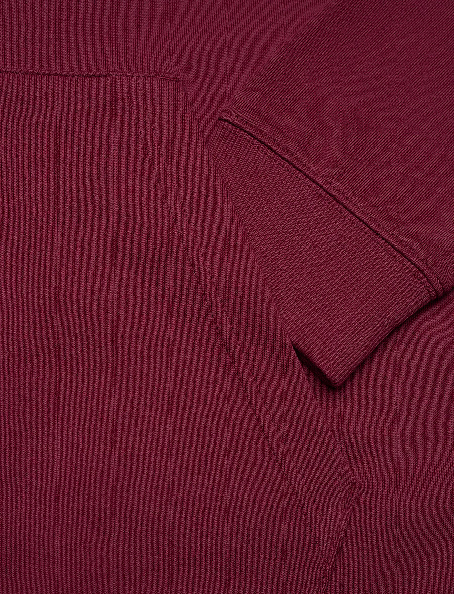 HUGO - Dapozip - kapuutsiga pusad - dark pink - 3