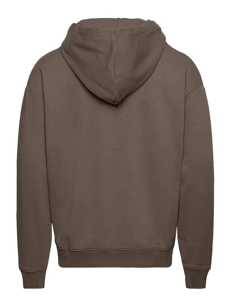 HUGO - Dapozip - kapuutsiga dressipluusid - medium grey - 1