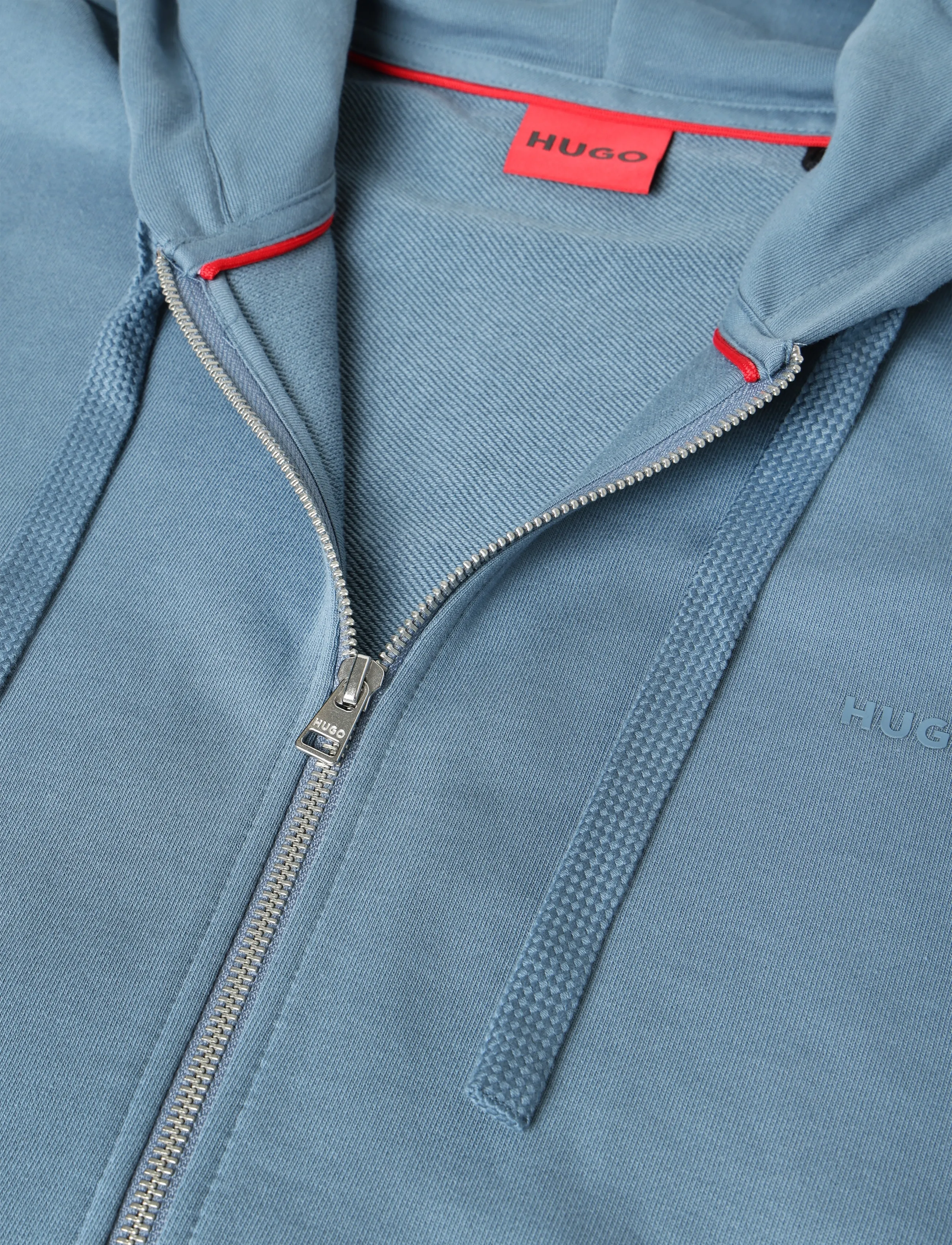 HUGO - Dapozip - sweatshirts - open blue - 2