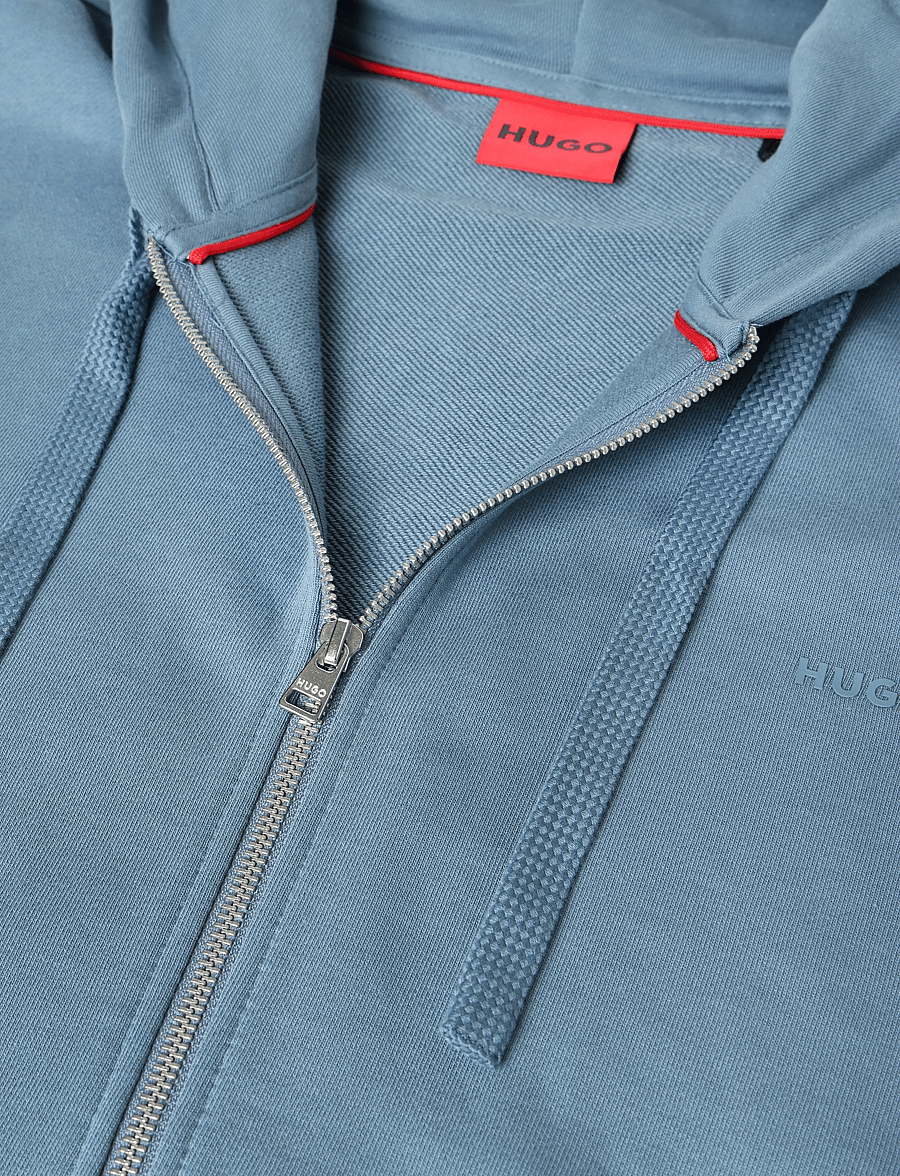 HUGO - Dapozip - hættetrøjer - open blue - 2