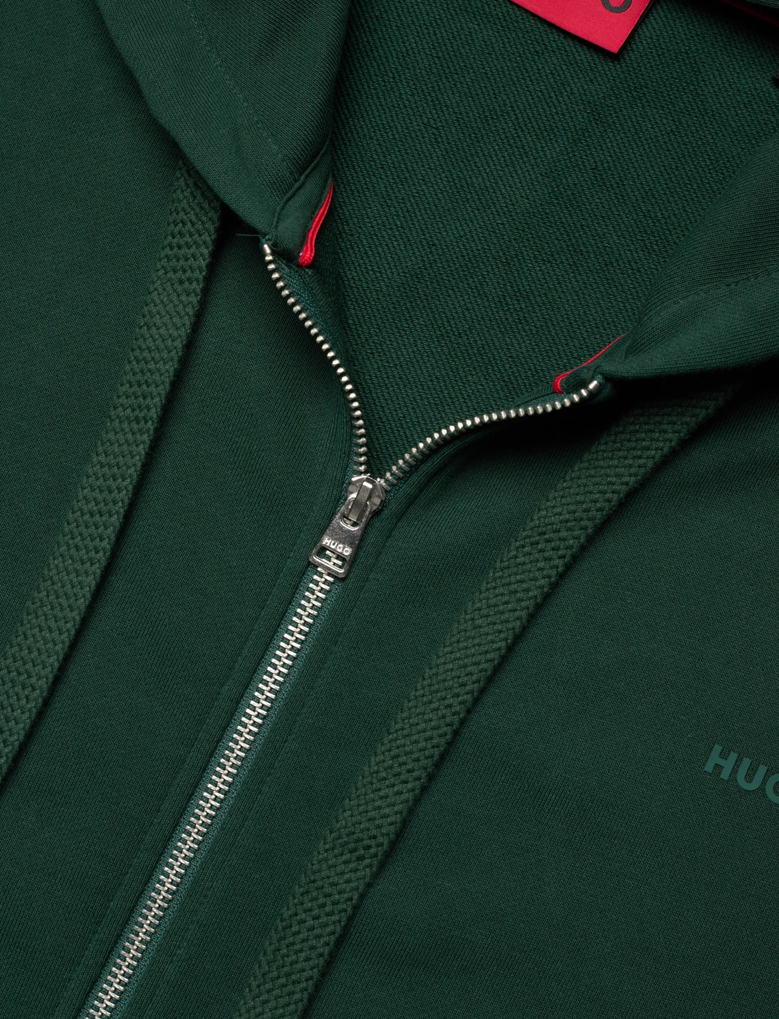 HUGO - Dapozip - sweatshirts - open green - 2