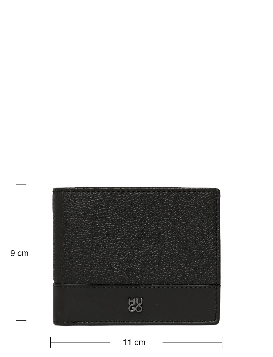 HUGO - Quantic_Trifold - portemonnaies - black - 3