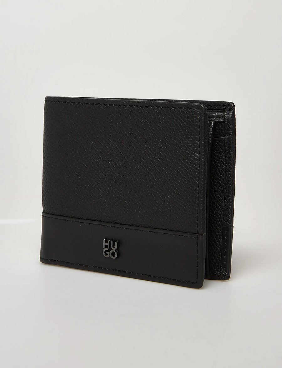 HUGO - Quantic_Trifold - portemonnaies - black - 4