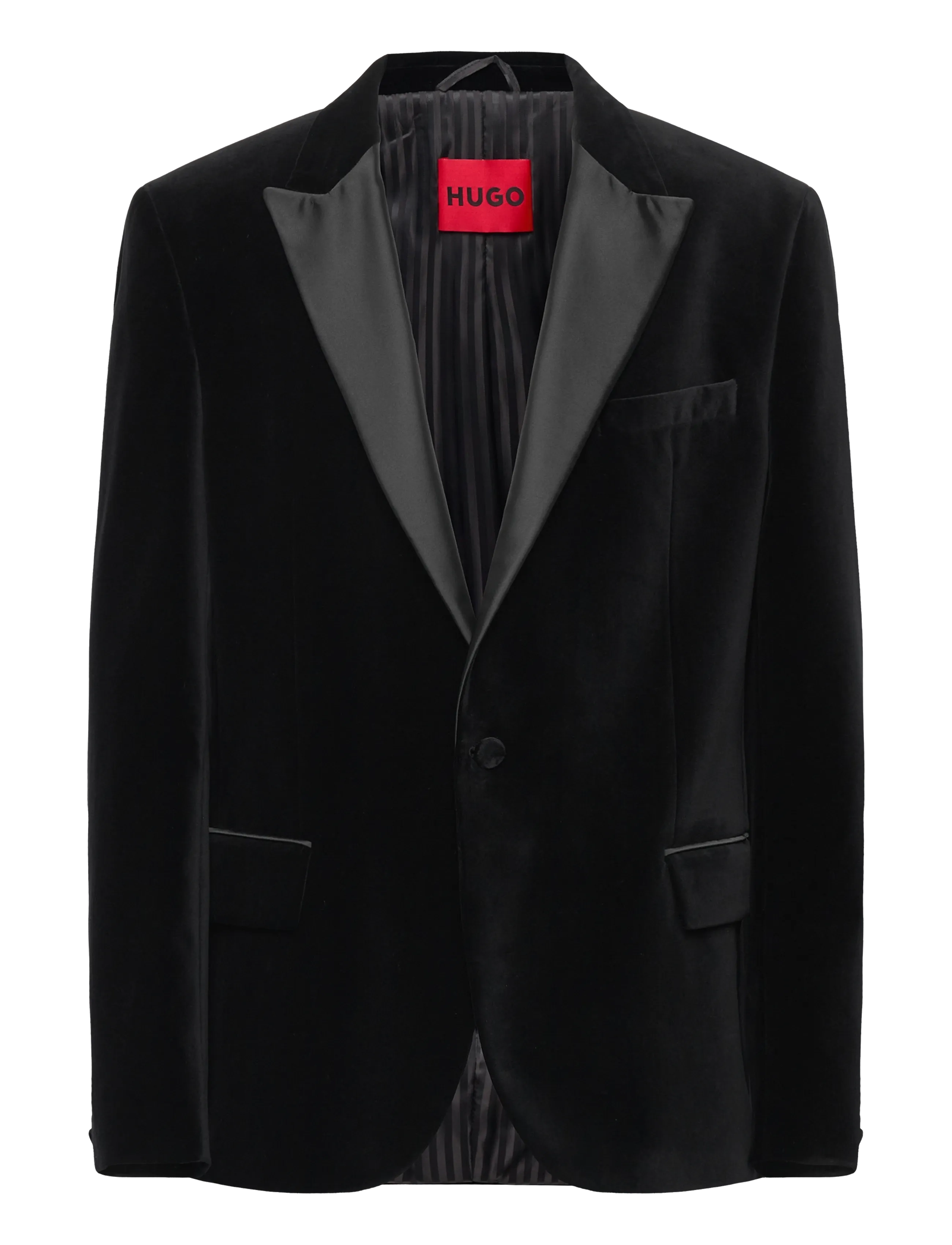 HUGO Henry254E1X, 50, Blazer, Schwarz - Single Breasted Männerswear