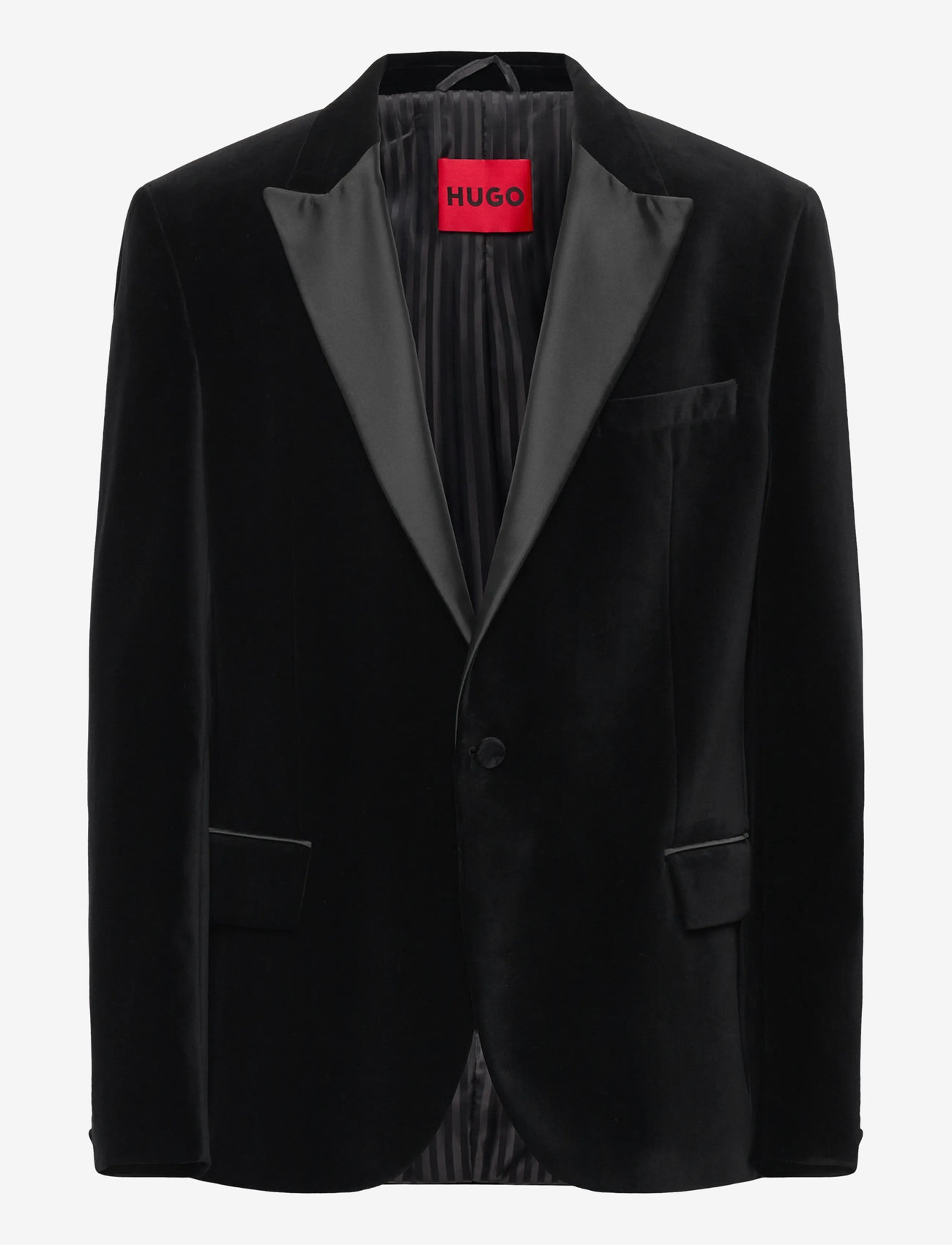 HUGO - Henry254E1X - Ühe rinnatisega pintsakud - black - 0