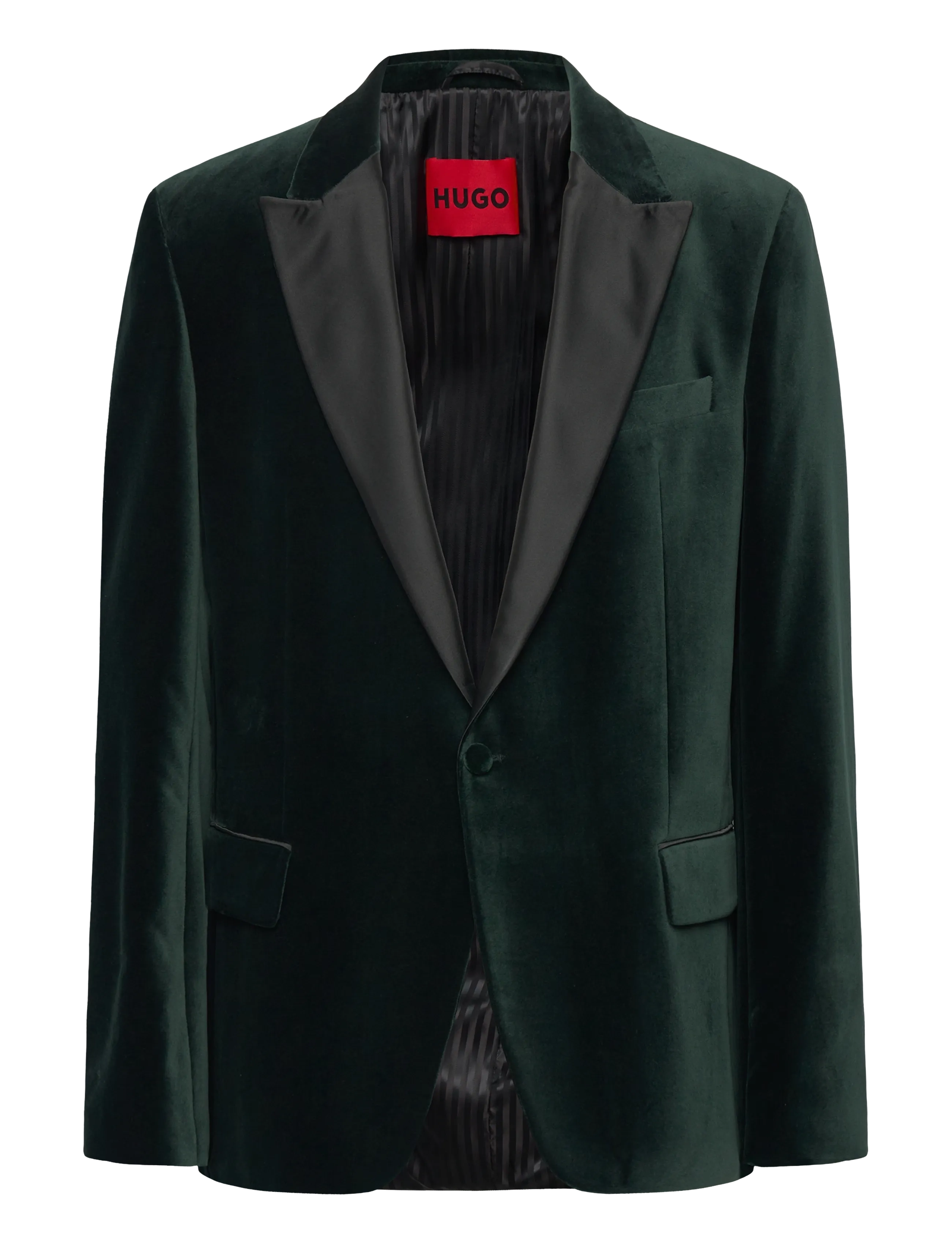 HUGO - Henry254E1X - Ühe rinnatisega pintsakud - open green - 0