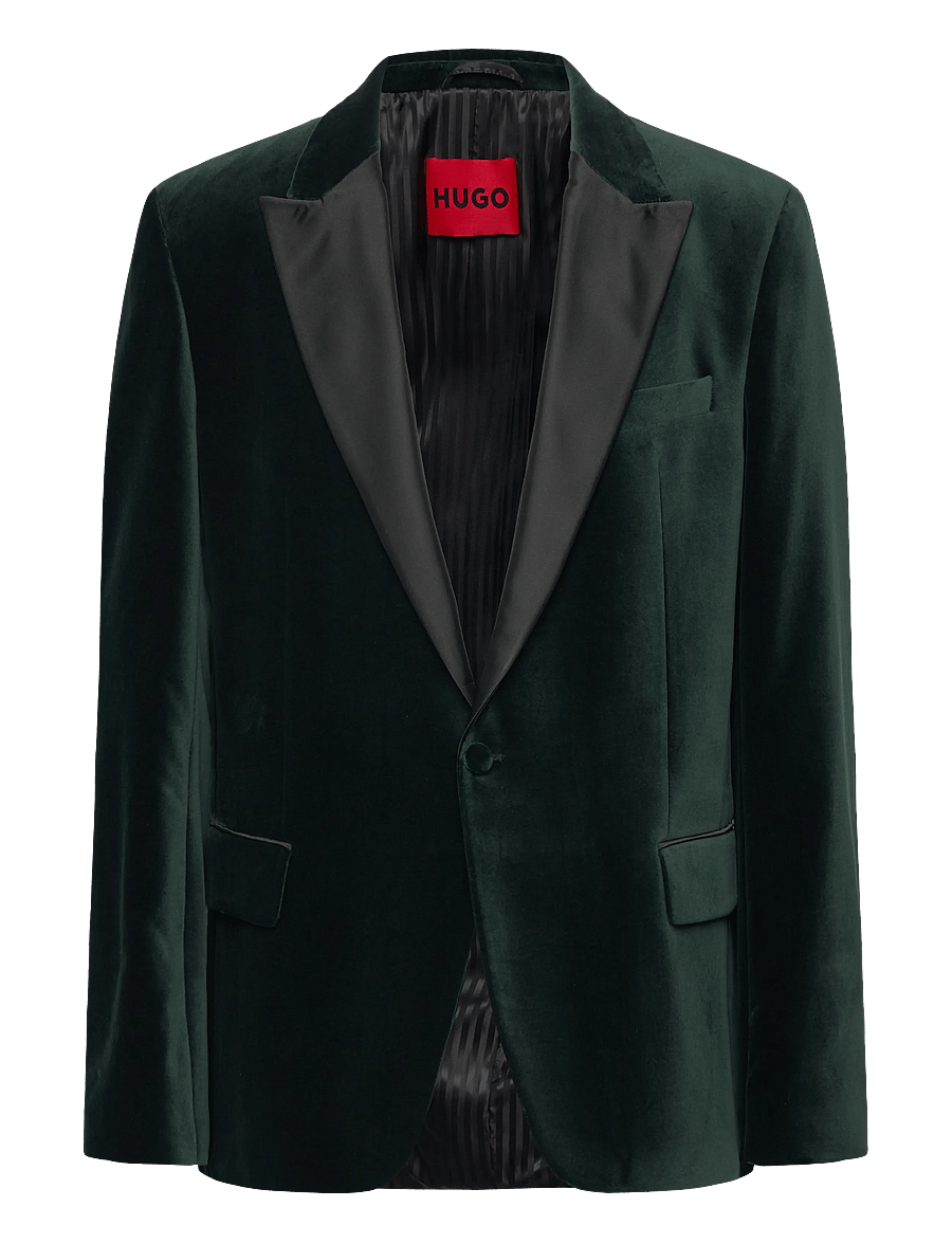 HUGO - Henry254E1X - enkeltradede blazere - open green - 0