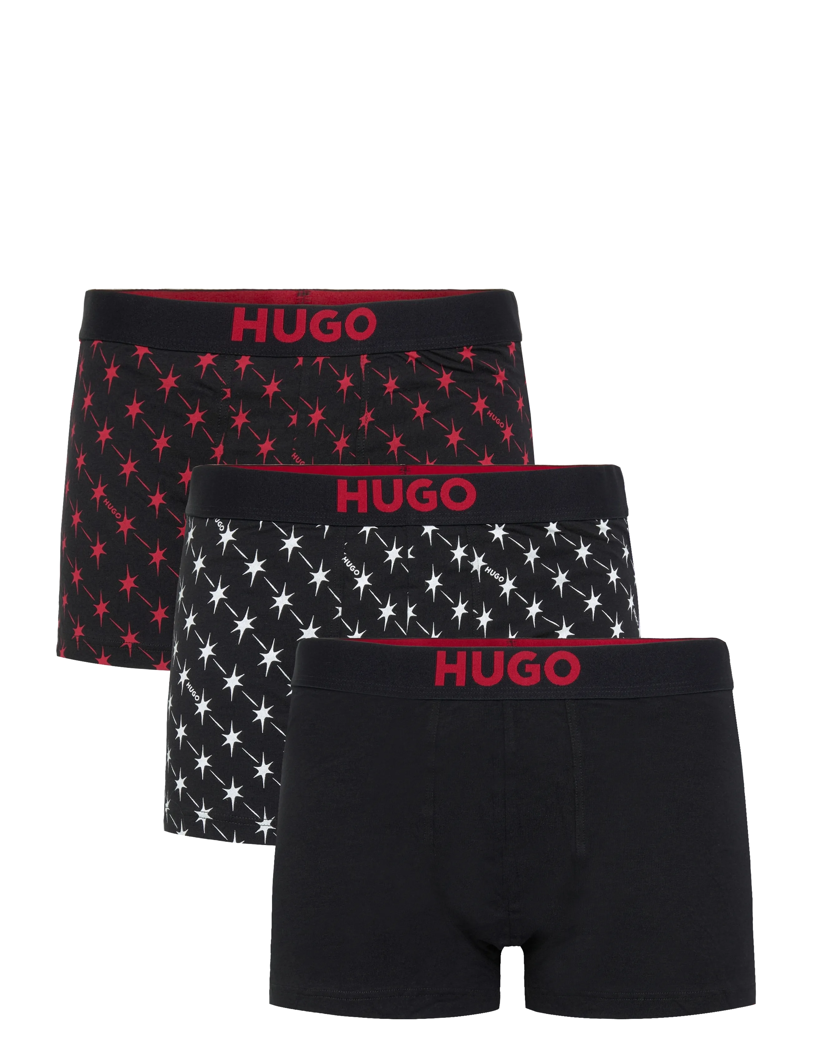 HUGO TRUNK TRIPLET GIFT - Unterwäsche - OPEN RED / black