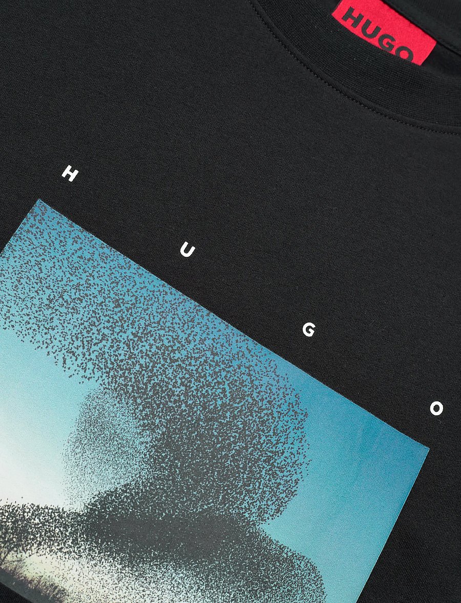 HUGO - Dorizon - kurzärmelige t-shirts - black - 2