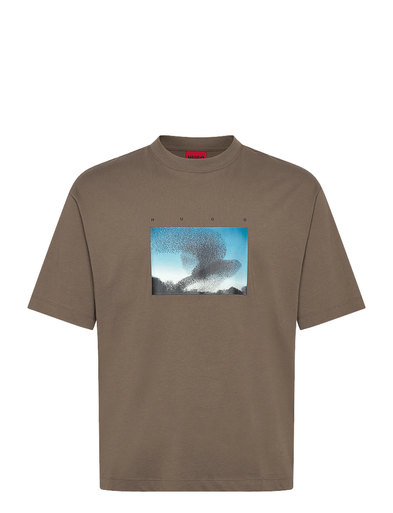 HUGO - Dorizon - kortärmade t-shirts - medium grey - 0