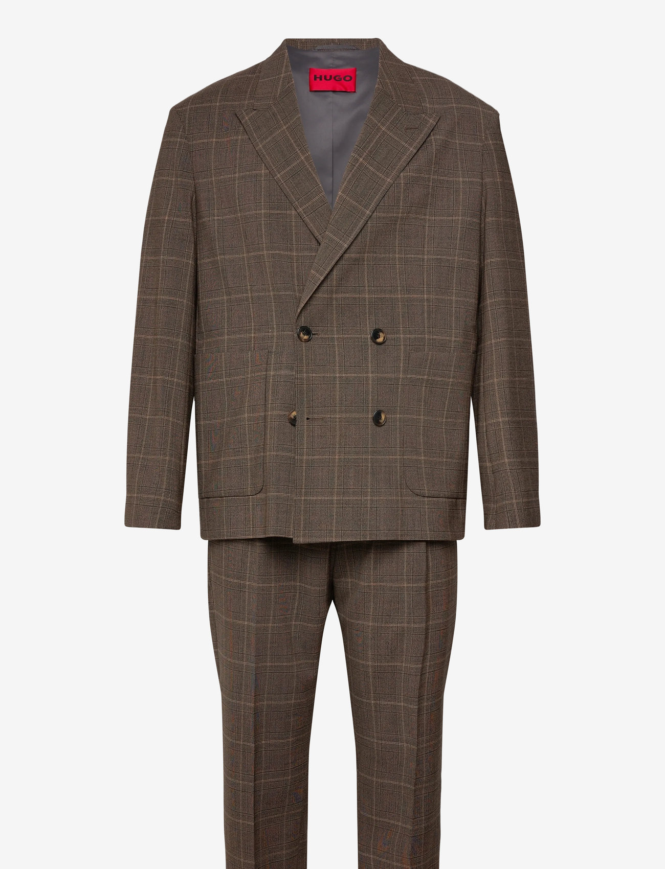 HUGO - Kian-Teagan254X - kahe rinnatisega ülikonnad - medium beige - 0