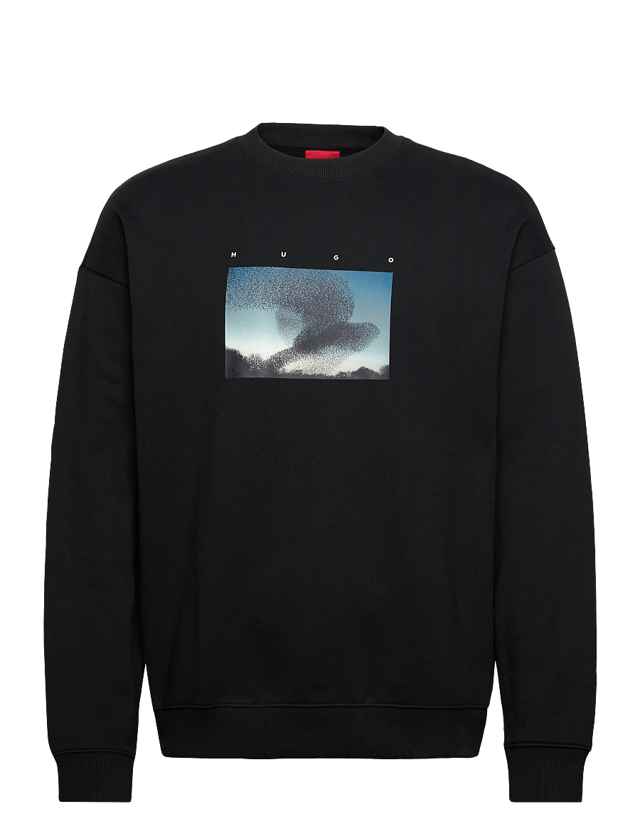 HUGO - Dorizonto - sweatshirts - black - 0