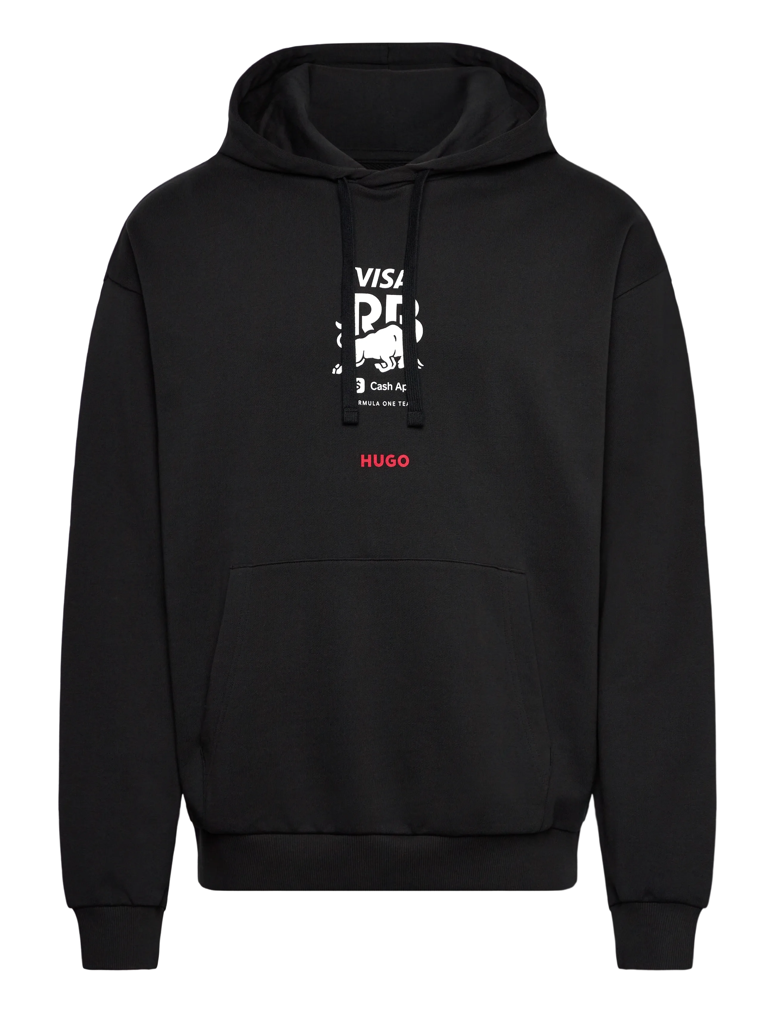 HUGO YUKI HOOD_01-RB25 - Sweatshirts - BLACK / black