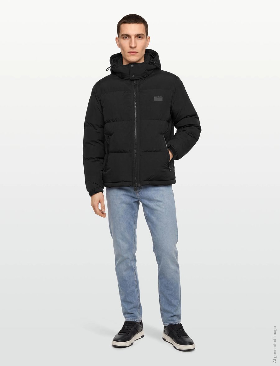 HUGO - Birono2541 - daunenjacken - black - 0